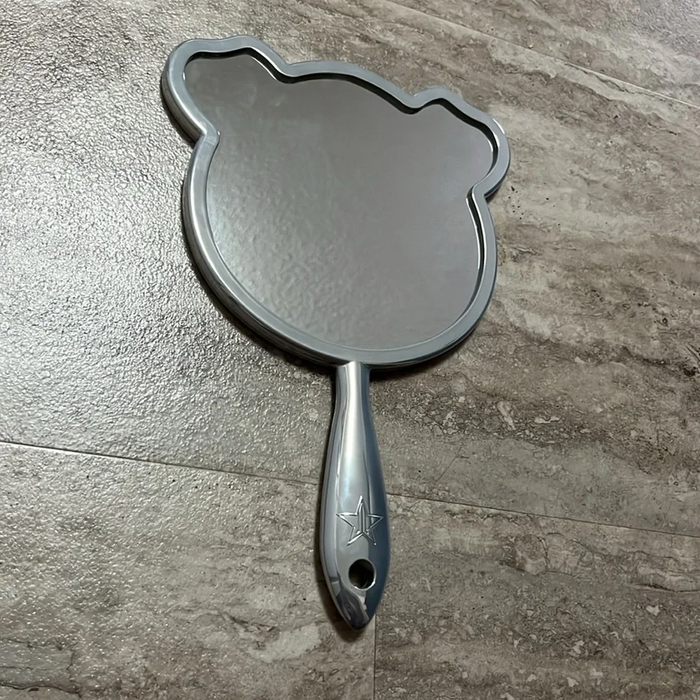 Jeffree Star Silver Pig-Shaped Hand Mirror